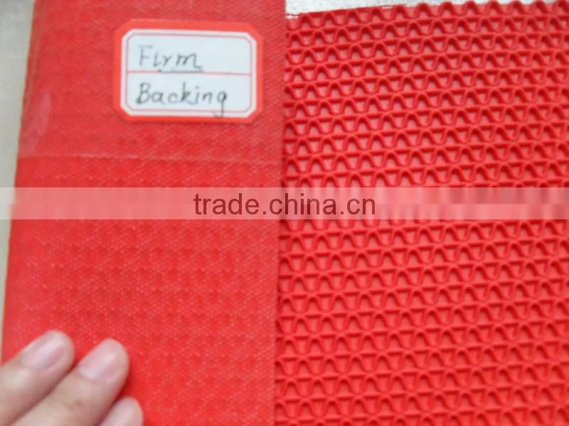 toilet PVC mat S pvc mat S mat with backing rubber mats with holes rubber hollow mat