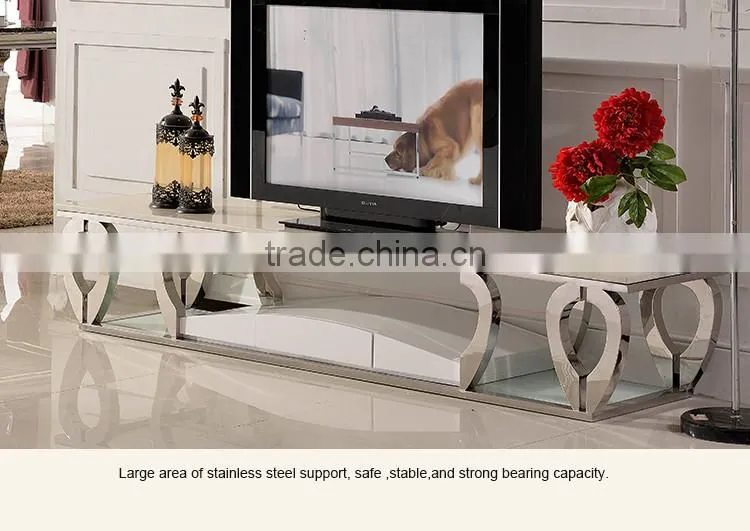 E376 New Style Stainless Steel TV Stand