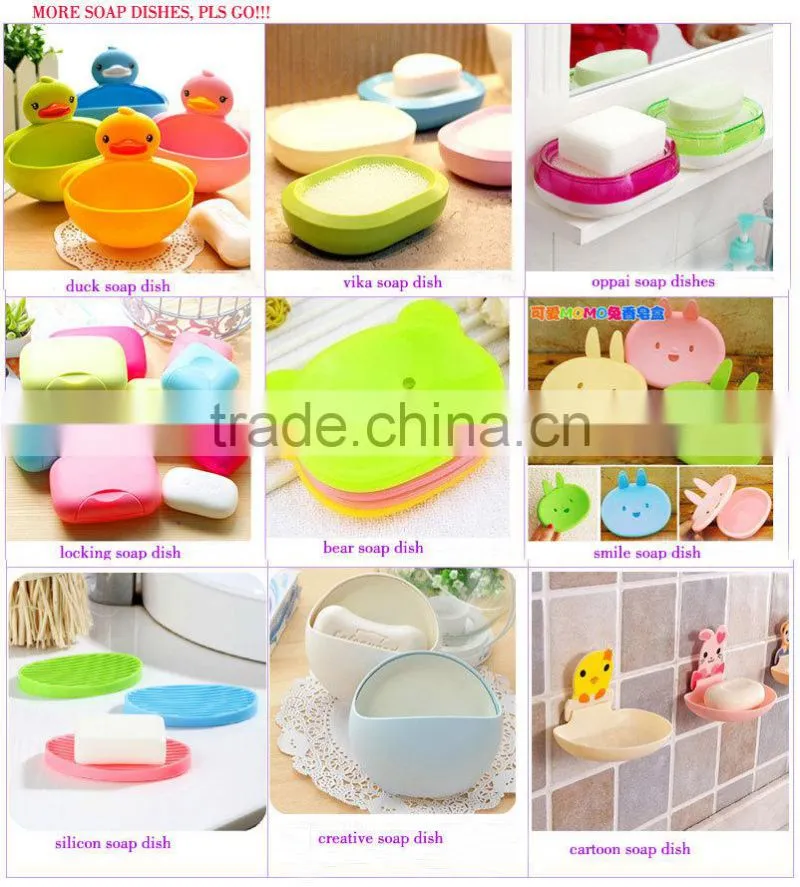 Q078 fashion household wholesale silicone soap dish
