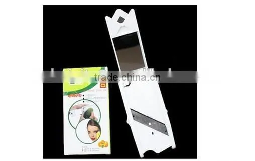CY128 Built in Mirror Fruit Cucumber Slicer Cutter Facial Mask Tool Pink