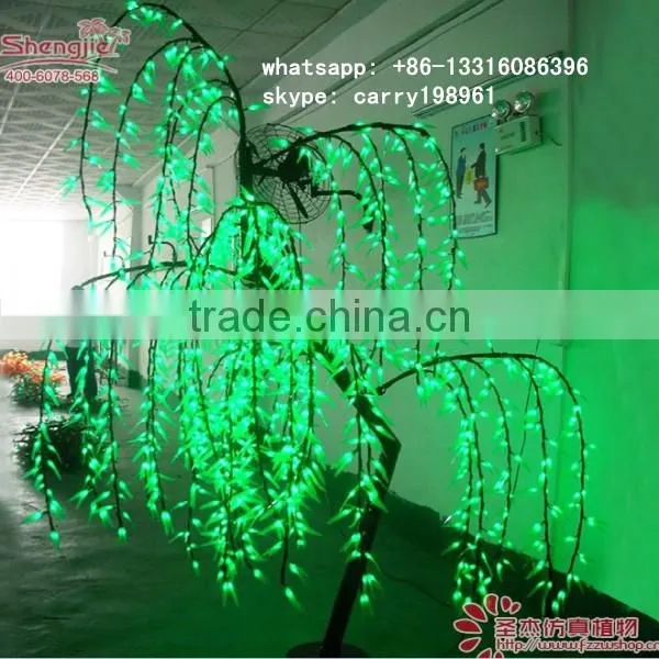 Q123010 artificial cherry tree led lights making led tree party decoration led cherry blossom tree light