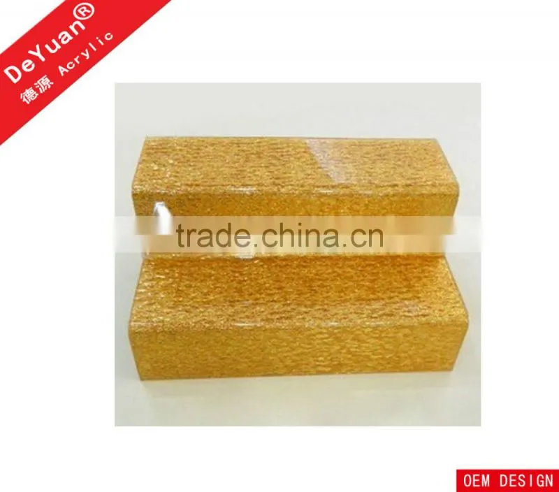 Two Layer Custom Color Acrylic Shoes Displayer