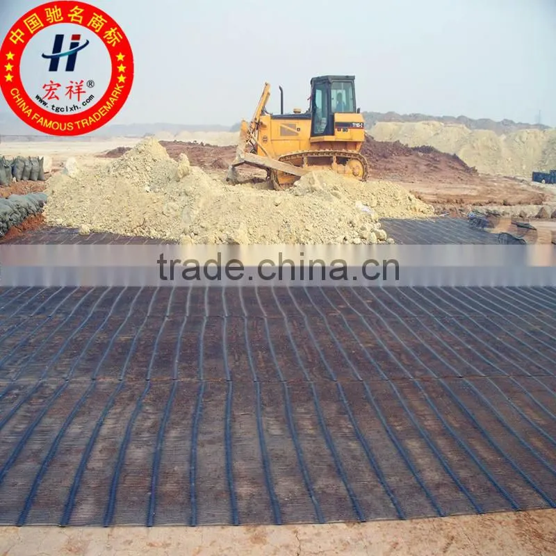 200KN uniaxial geogrid in stock
