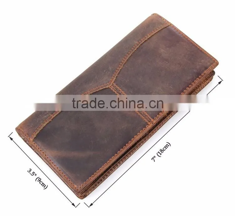 Men's Soft Simple Style cowhide Leather Wallet