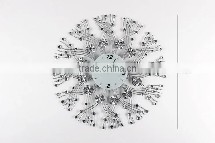 2017 Hot-selling metal decorative digital wall clock China