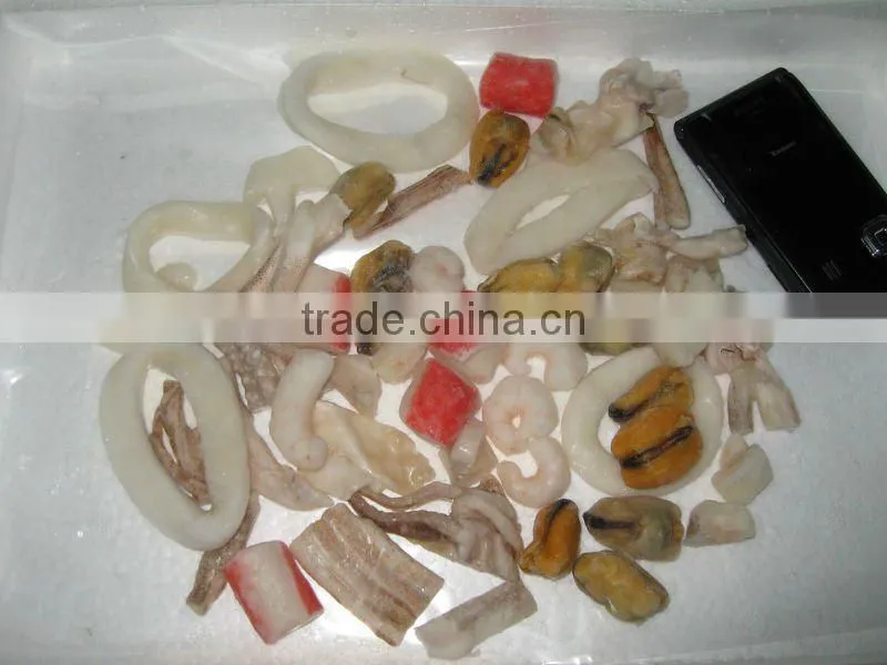 Frozen seafood mix
