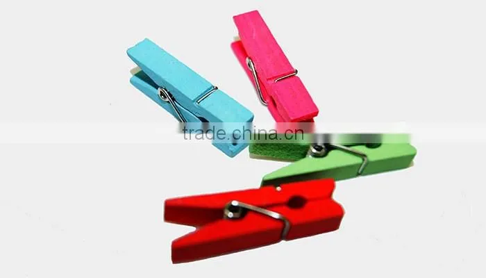 cheap price new style Eco-friendly decorative wooden mini clothes pin