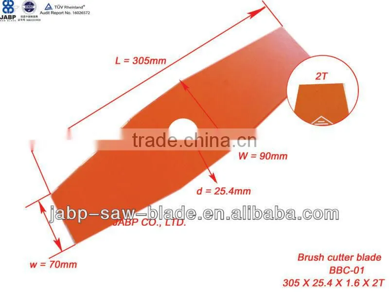 color painting brush cutter blade