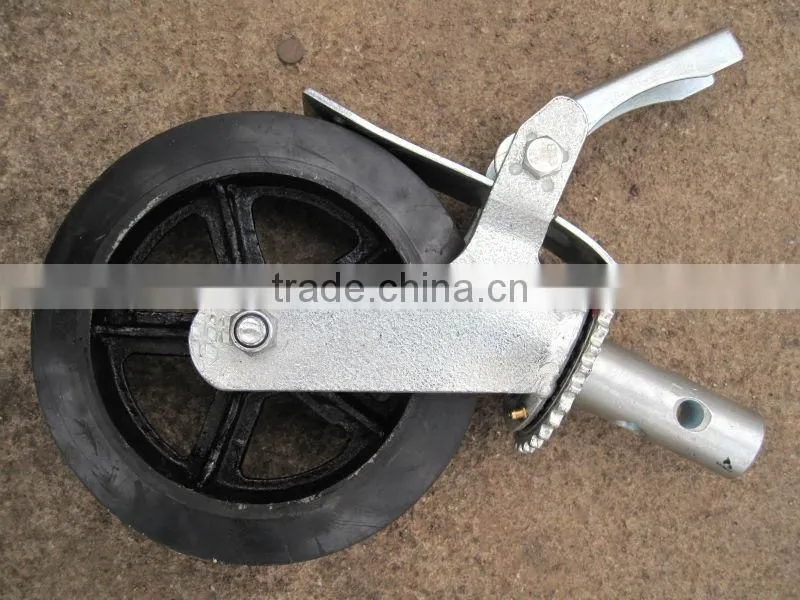 6'' Universal Scaffolding Heavy Duty PU Caster Wheels