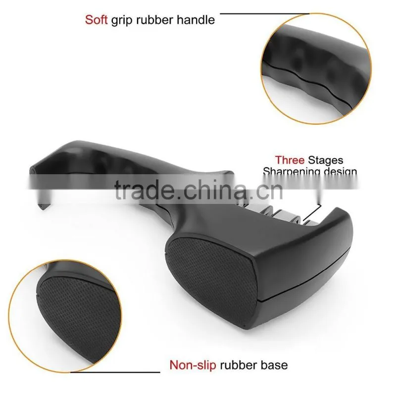 2016 manual ceramic knife sharpener 3 stage knife sharpener