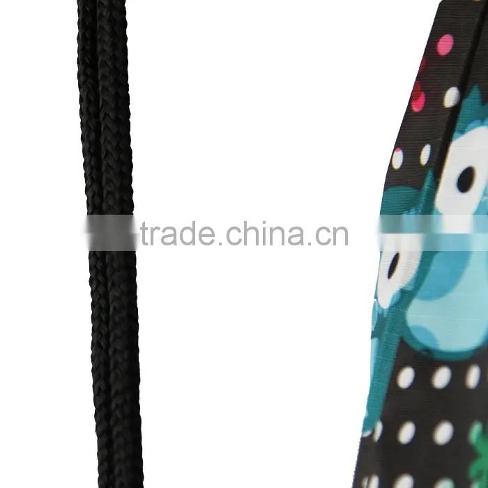 Polyester Material Drawstring Bucket Bag