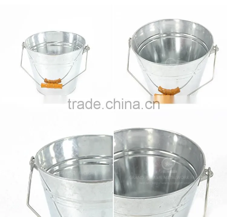 Galvanized trashcans outdoor pails the garbage pail