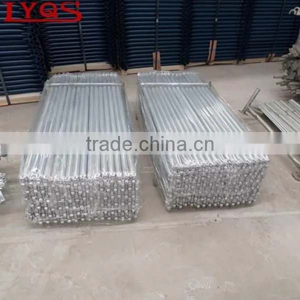 Ringlock scaffolding system for building construction