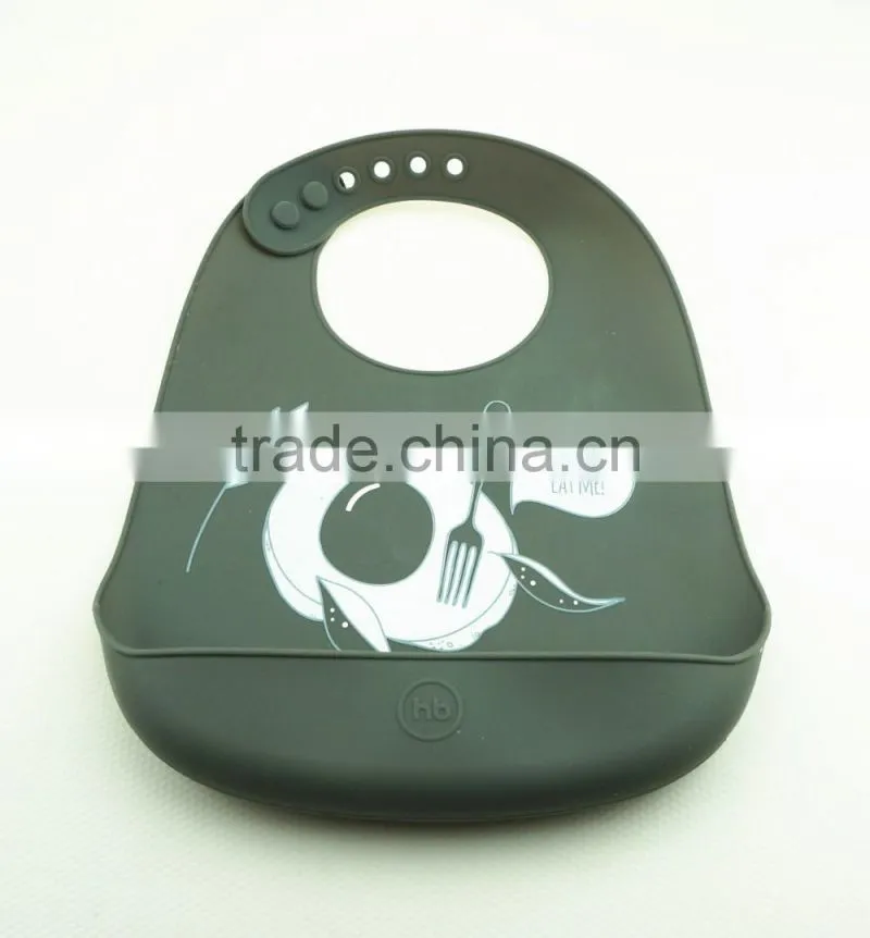 16076 Food Grade Cute Baby Pouchs,Waterproof Promotinal Gift Nice Silicone Baby Bibs,Kids Silicone Bellyband