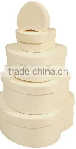 2015 newest top quality wooden box|heart shape wooden box