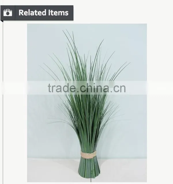 New shape fake hemp rope colored artificial onion grass for decoration