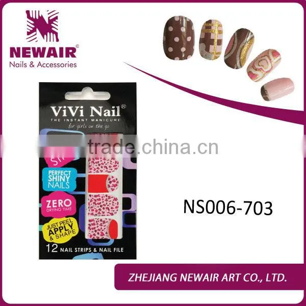 Vivi nails salon full cover nail patch sex ladies nail sticker