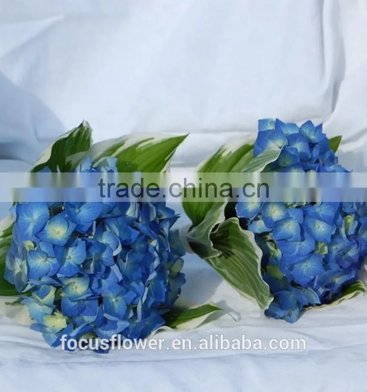 Real Touch Dark Blue Hydrangea Wholesale