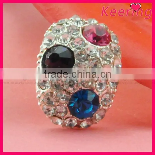 cheap pearl and rhinestone crystal button for clothing WBK-1349
