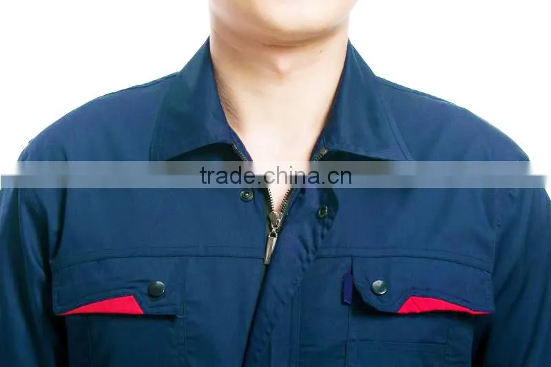 2017 OEM men uniforms workwear short sleeve jacket and pants
