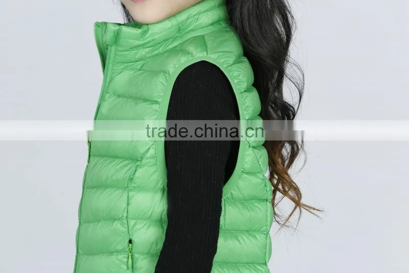 China manufacturer formal sleeveless winter jacket With Good Service