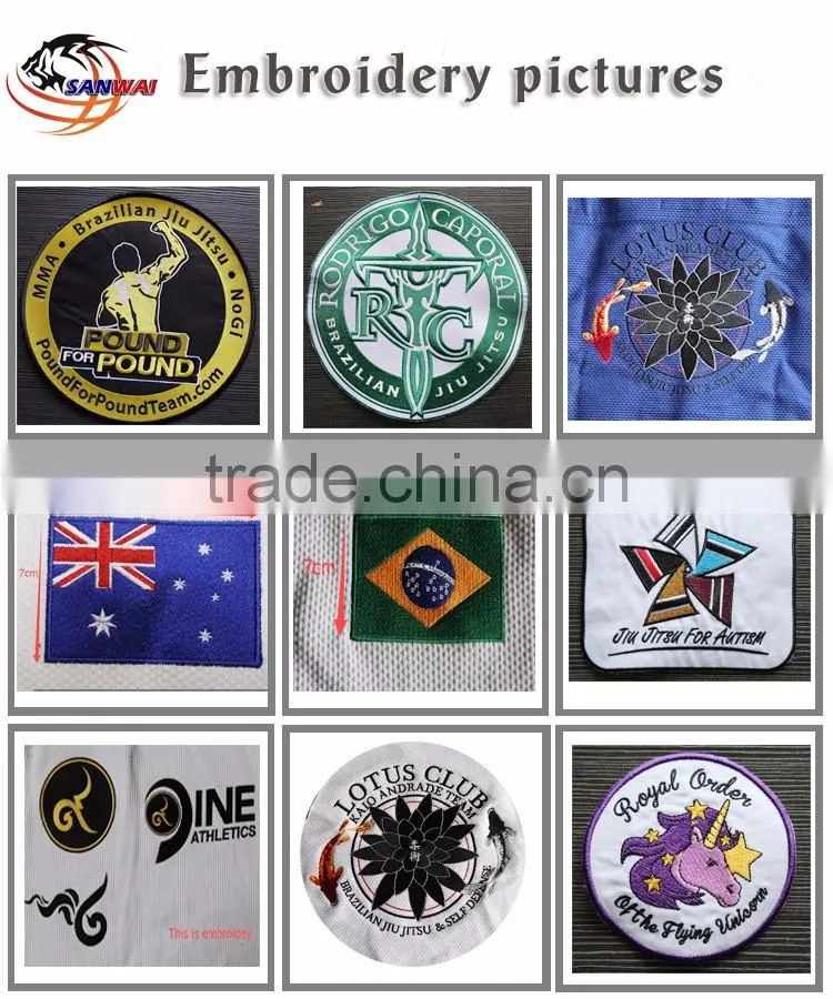 China supplier factory direct sale gold weave bjj gi/jiu jitsu kimono