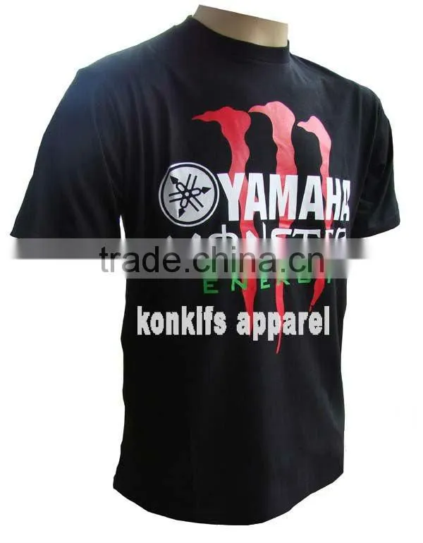 printing man cotton racing tshirt made in factory