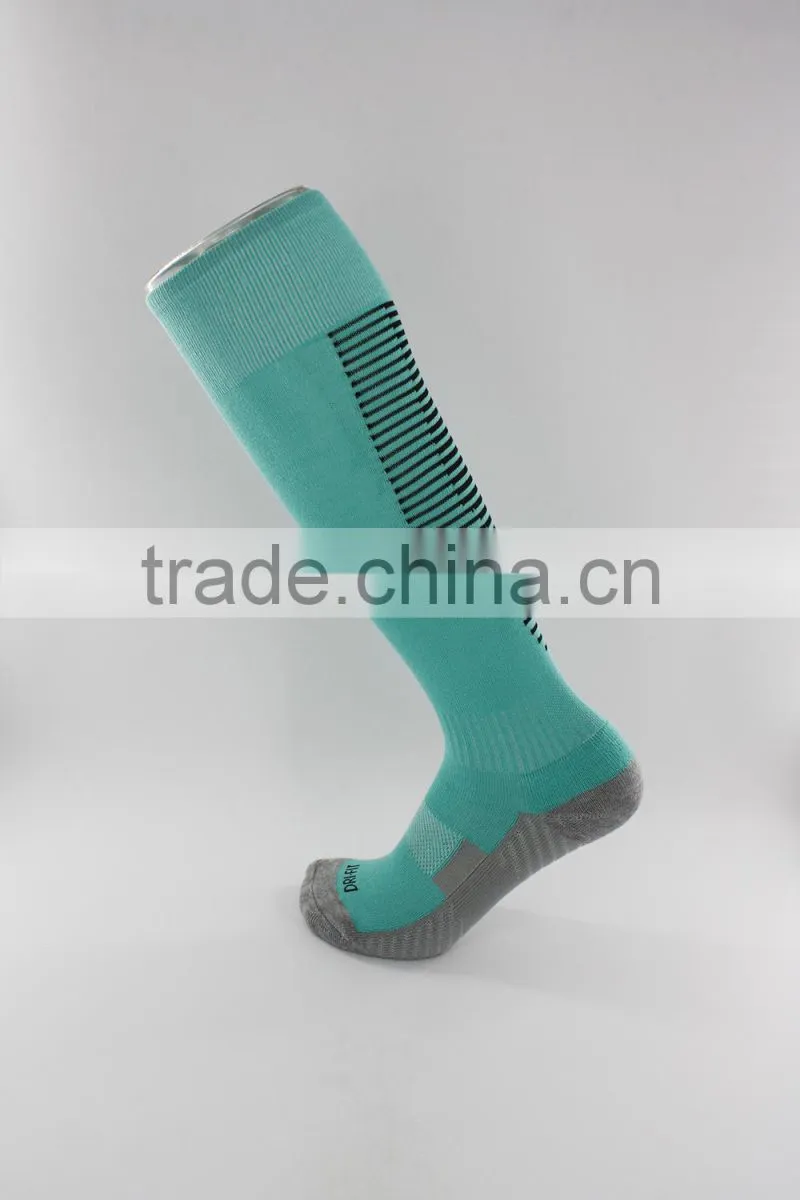 Compression soccer football knee high socks men