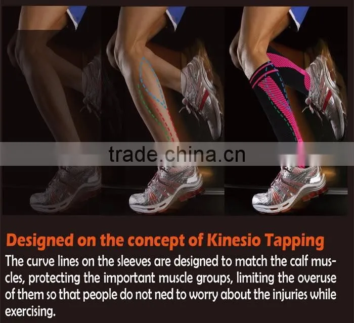 Hot sale high quality athletic tape compression socks
