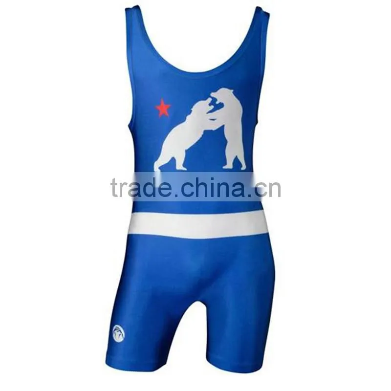 china wrestling singlets gym custom tight bodaywear