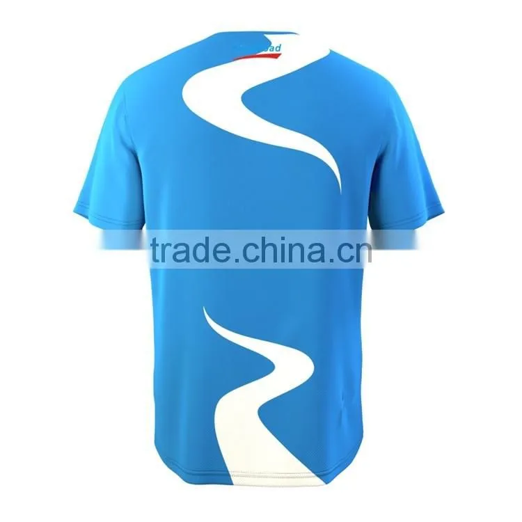 Breathable fabric for sublimation dry fit running shirt