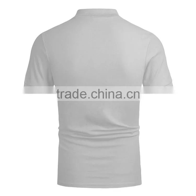 100 polyester cheap wholesale custom logo mens white polo shirt