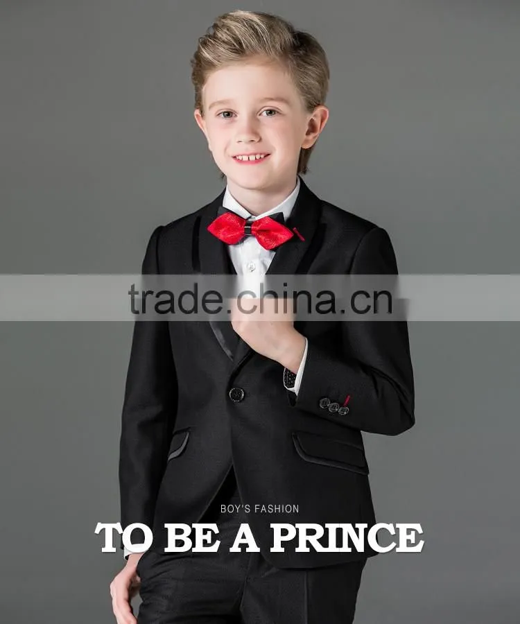 ELPA designer 3 piece children suits black wholesale kids suits for boys