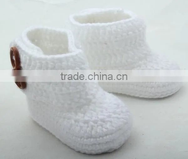 wholesale new fashion girl crochet baby booties