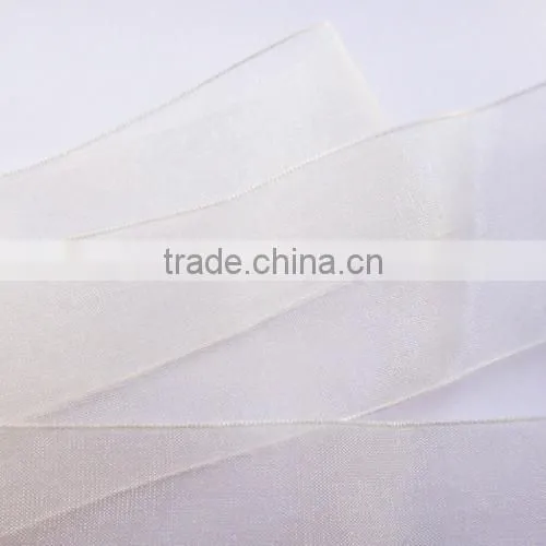 organza ribbon girl dresses white
