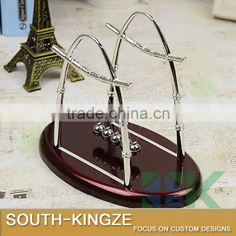 Oval Metal Kinetic Newton's Cradle, Theorem of Momentum Instrument