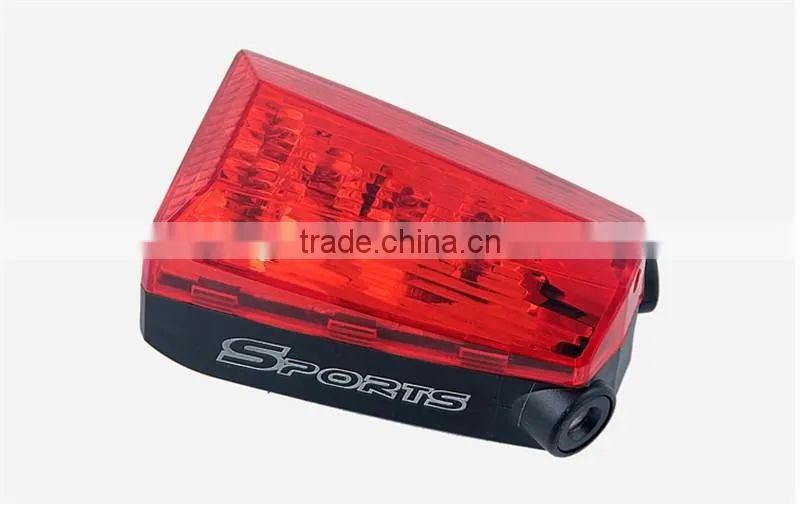 Laser Beams Bicycle Laser Tail Light Rechargeable 5 LED