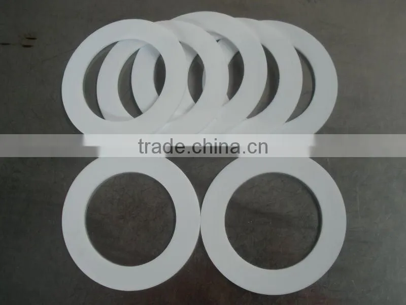 white virgin ptfe gasket/ptfe glange gasket