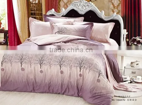 Cheap luxury king size cotton bedding set