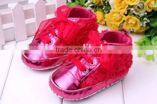 Fashion New Baby Girls First Walkers Flowers Shoes
