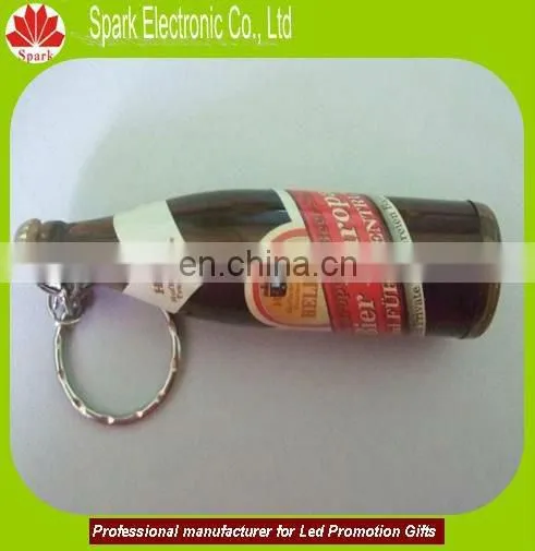 mini bottle led logo project led bottle keychain (OEM welcome)