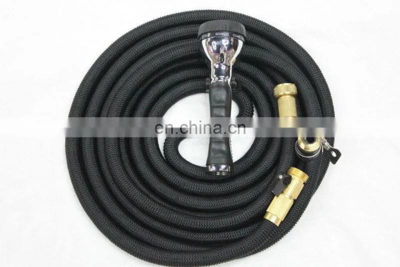 NEW Magic Hose Expandable garden hose 50FT 75FT 100FT Flexible WATER Hoses with Strongest Solid Brass Fitting
