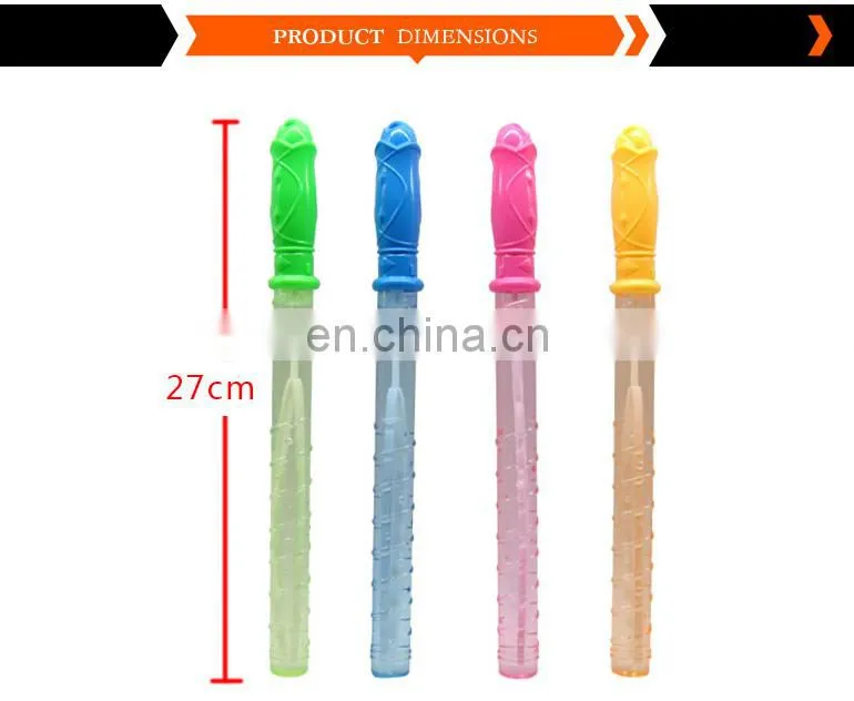 China toys kids outdoor toys bubble wand 28Cm blowing bubbles for wholesale