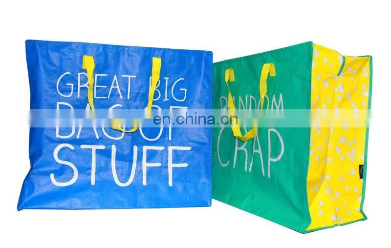 Eco green PP woven promotional bag,folding shopping bags