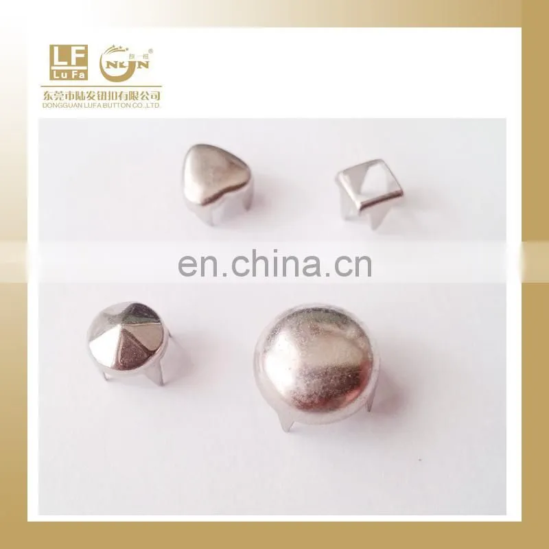 6,7,8,10MM rhinestone prong studs for leather
