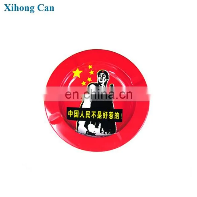on sale wholesale custom printed cigar tin ashtray