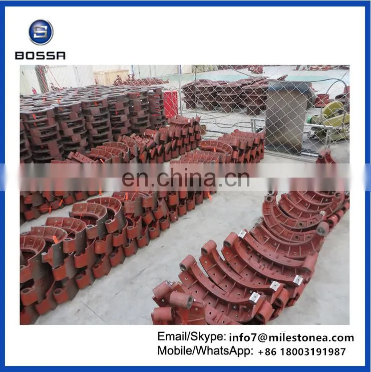supplier of Brake shoe for truck hot selling truck spare parts
