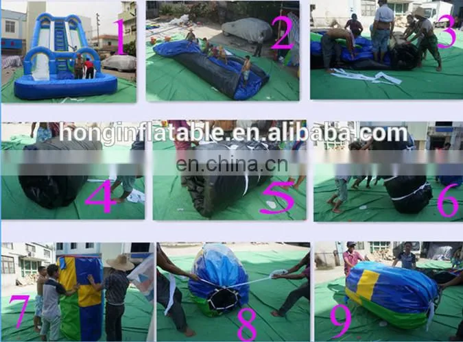 Plato 0.55mm PVC Tarpaulin Kids Inflatable Bouncer Slide Combo Air Jumping Castle