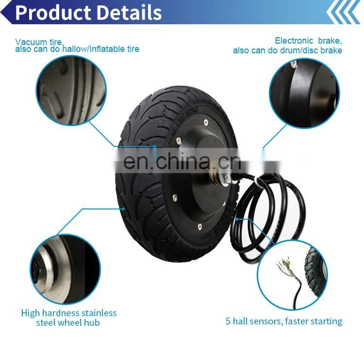 Electric bike kit self-balancing car 800w hub motor