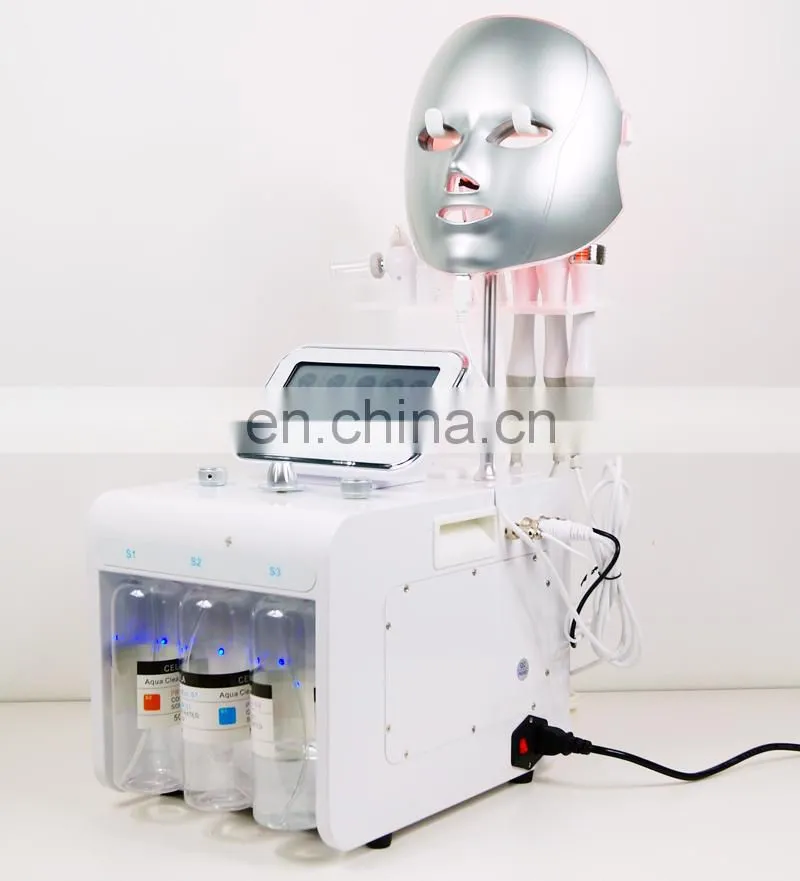 H2O2 8 in 1 Deep Oxygen Spray BIO Lift Scrubber Aqua Peeling Dermabrasion Machine Oxygen Bubble Machine